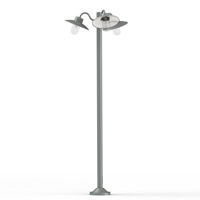 Klarglas metallgrau